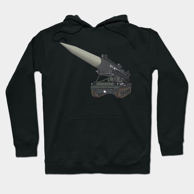 Artillery - Honest John Rocket - MGR1 wo Txt Hoodie by twix123844